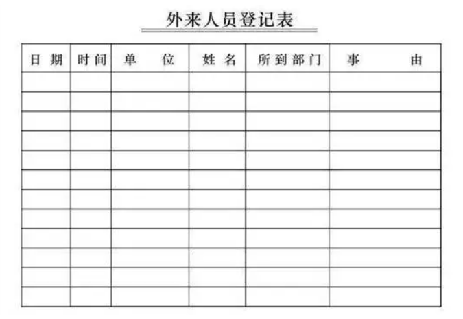 食品工厂访客系统代替手写登记效率更高更安全